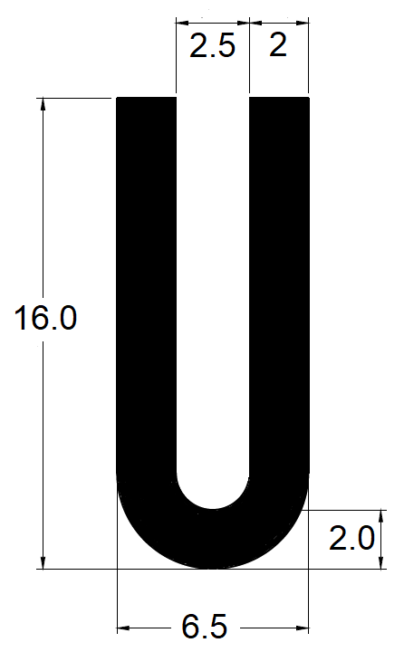 M 556 U Strip Schematic Filled